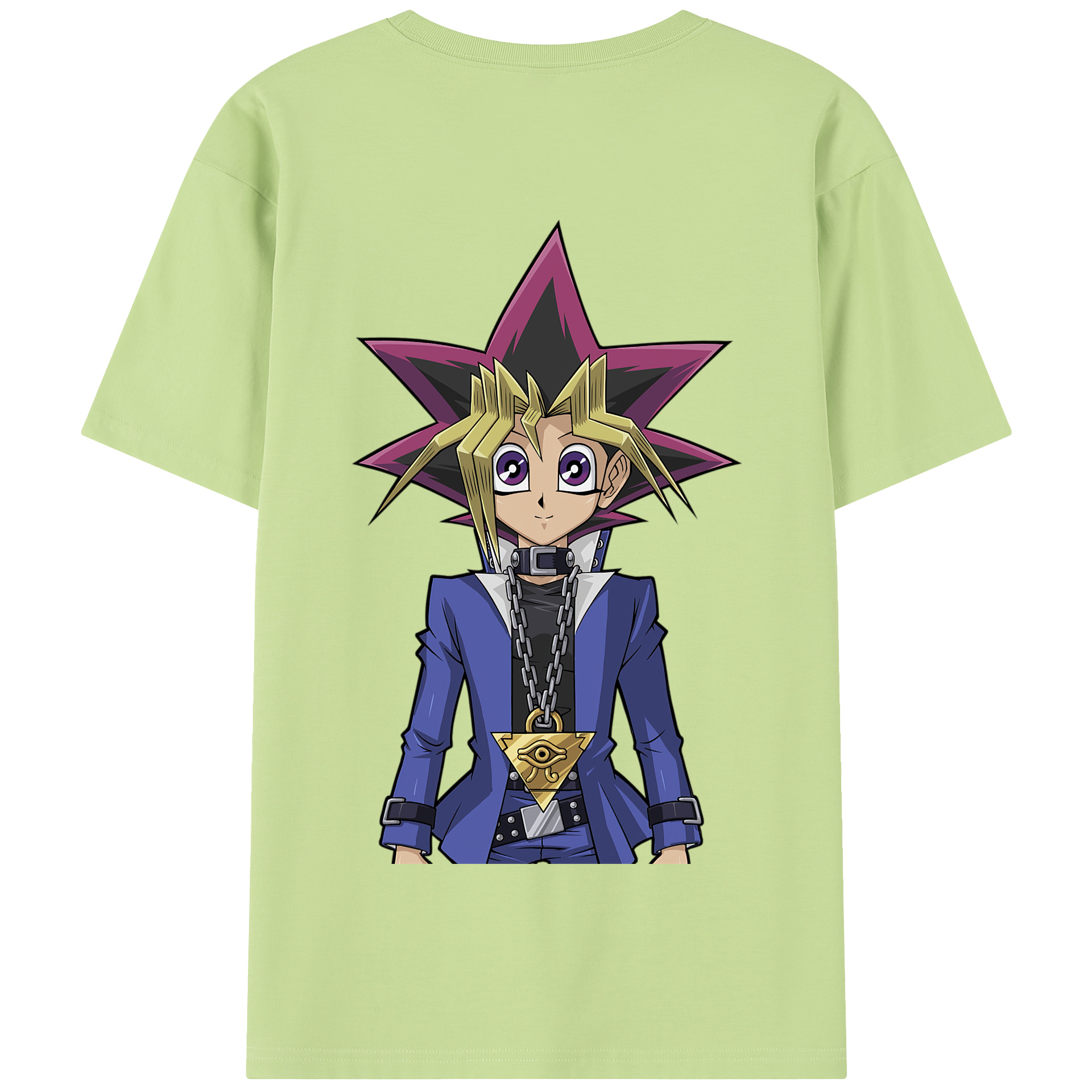 （画像用） 遊☆戯☆王 Yu-Gi-Oh! 綿100％半袖Tシャツ（背面プリント）